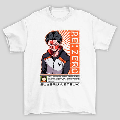 Camiseta Básica Unissex Subaru Re Zero