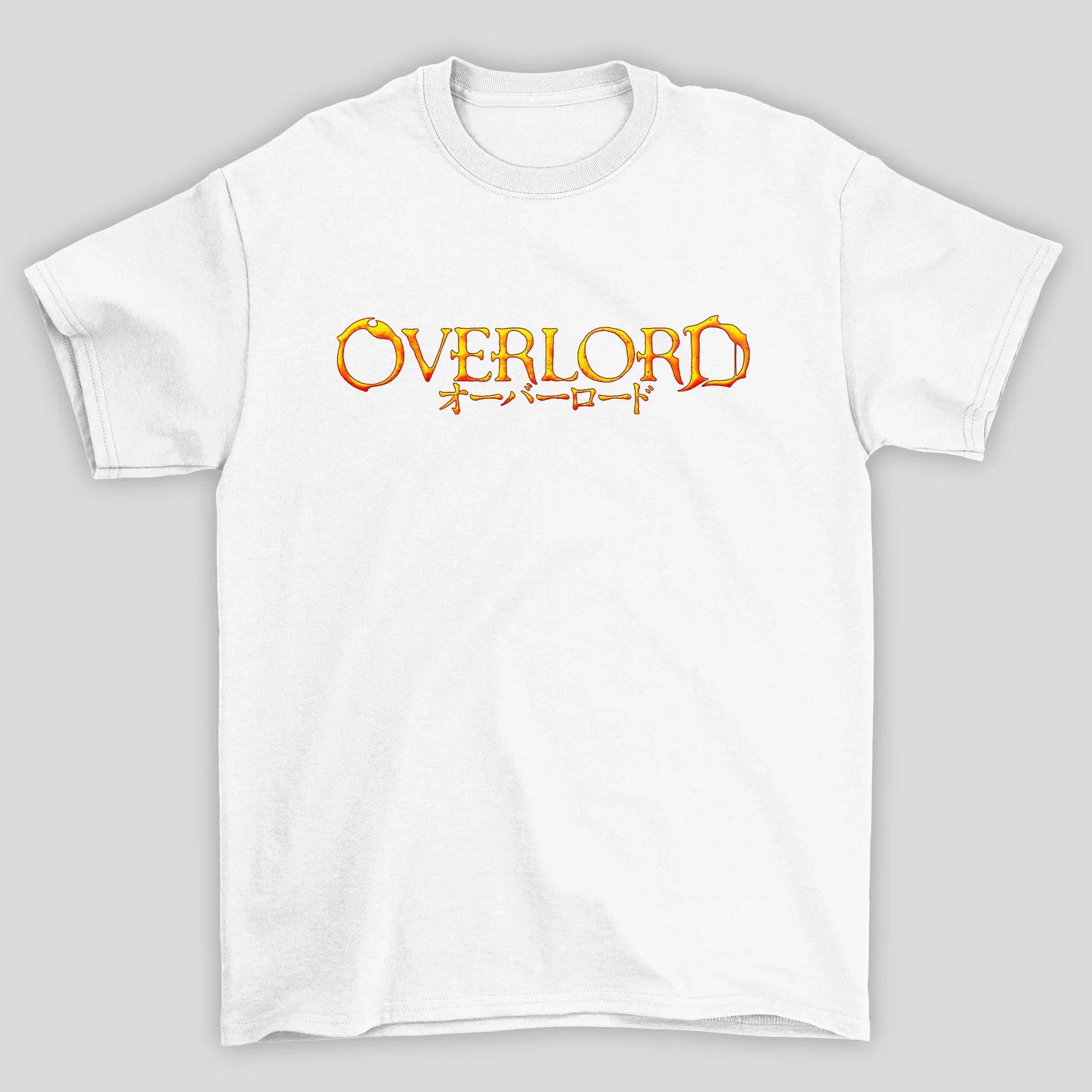 Camiseta Básica Unissex Overlord Logo Dourado