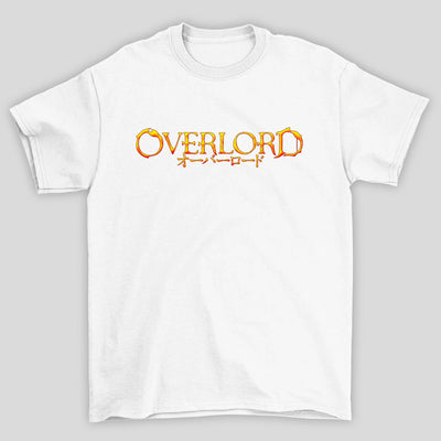 Camiseta Básica Unissex Overlord Logo Dourado