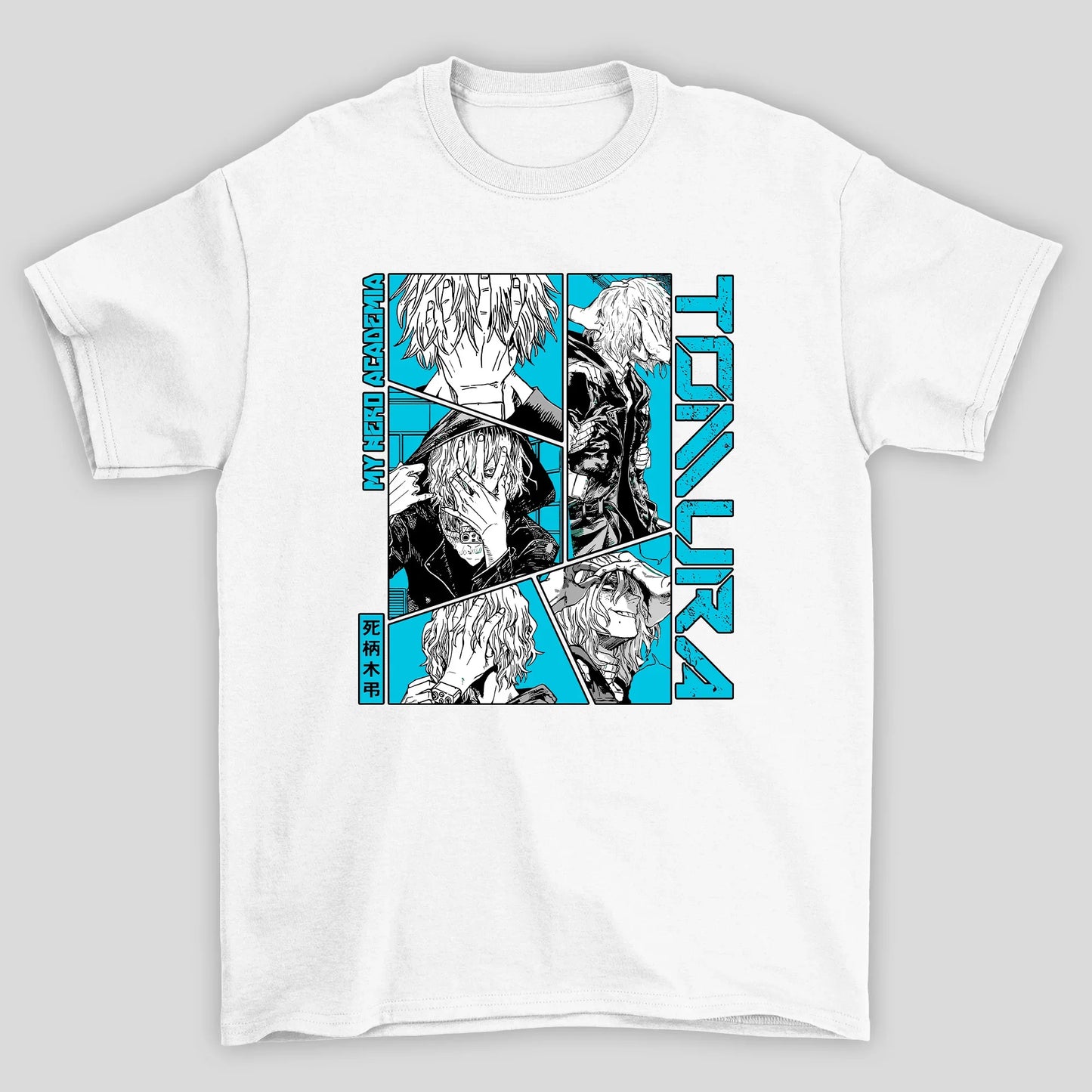 Camiseta Básica Unissex Tomura Colagem Boku No Hero