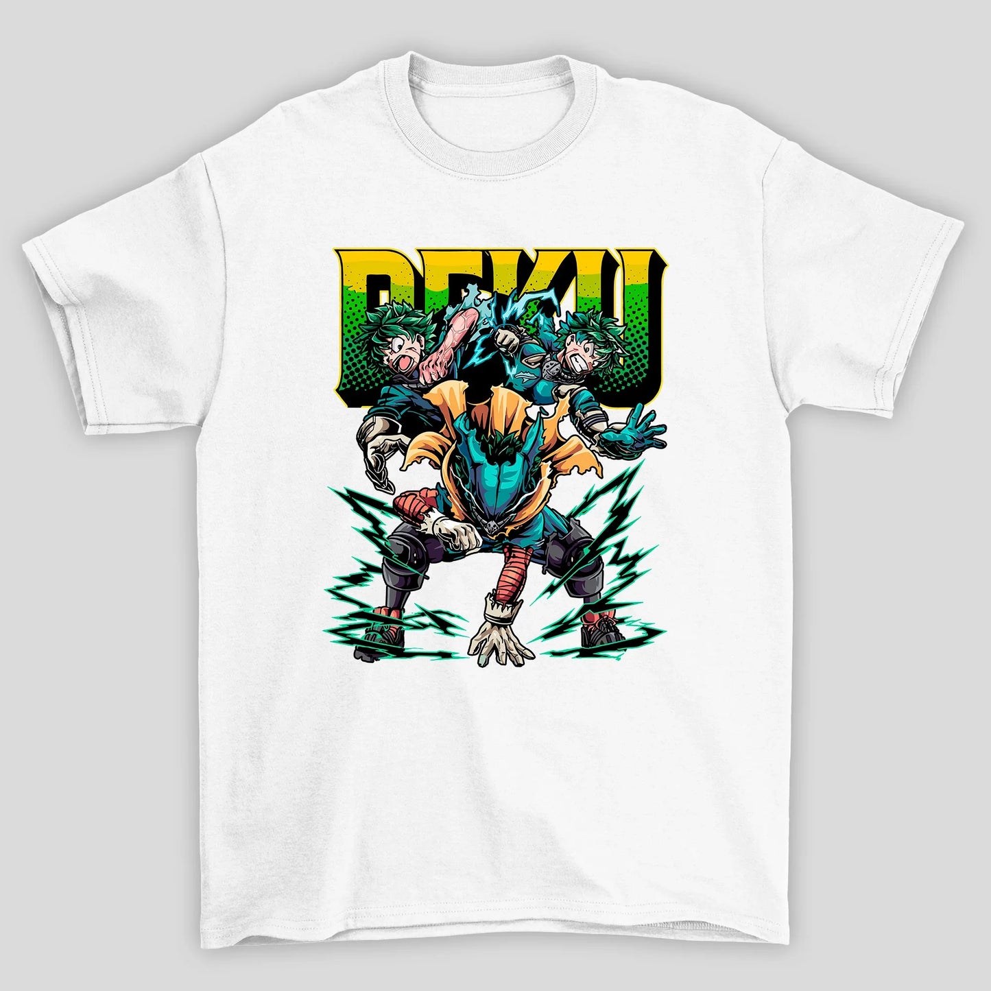 Camiseta Básica Unissex Devil Deku Boku No Hero