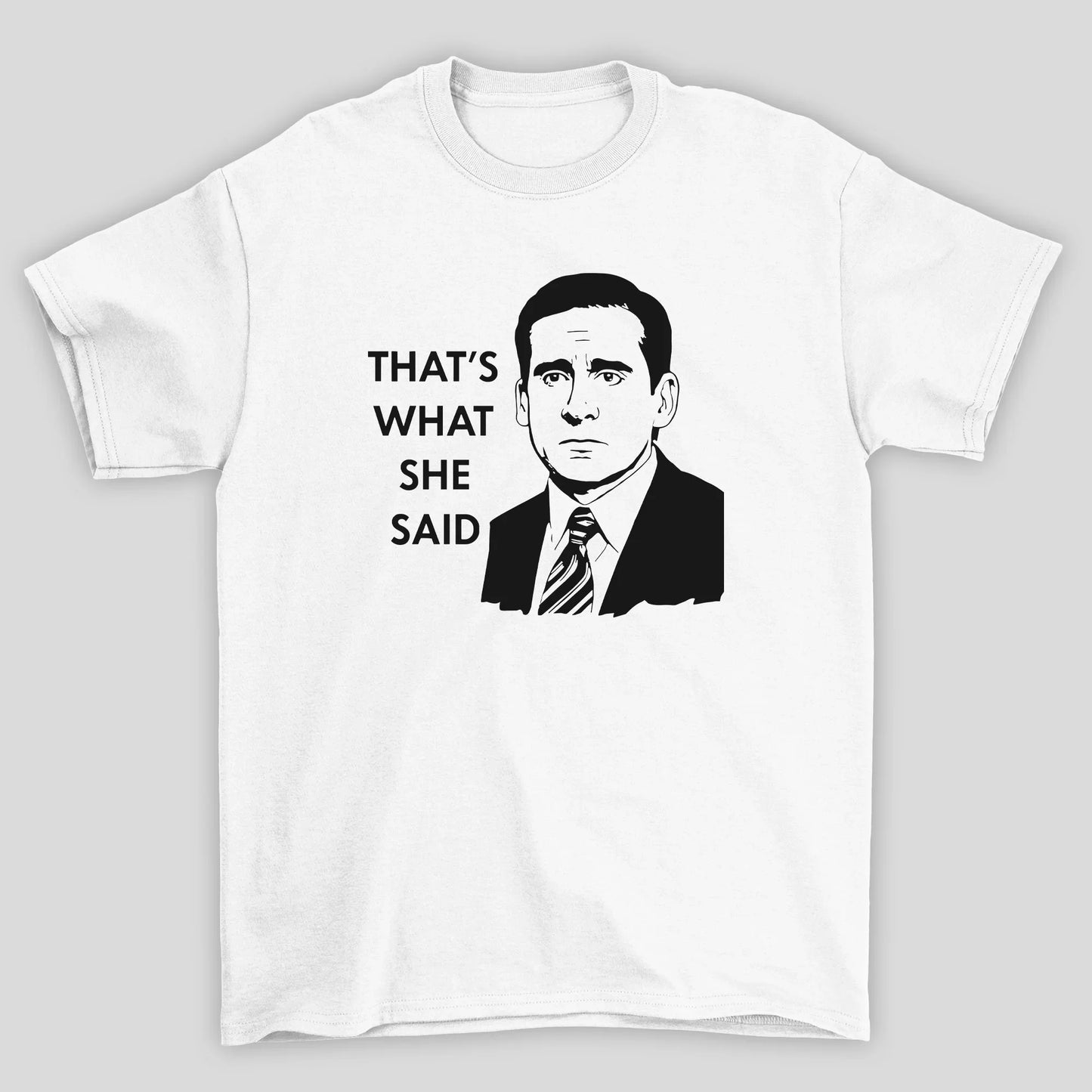 Camiseta Básica Unissex The Office Michael She Said