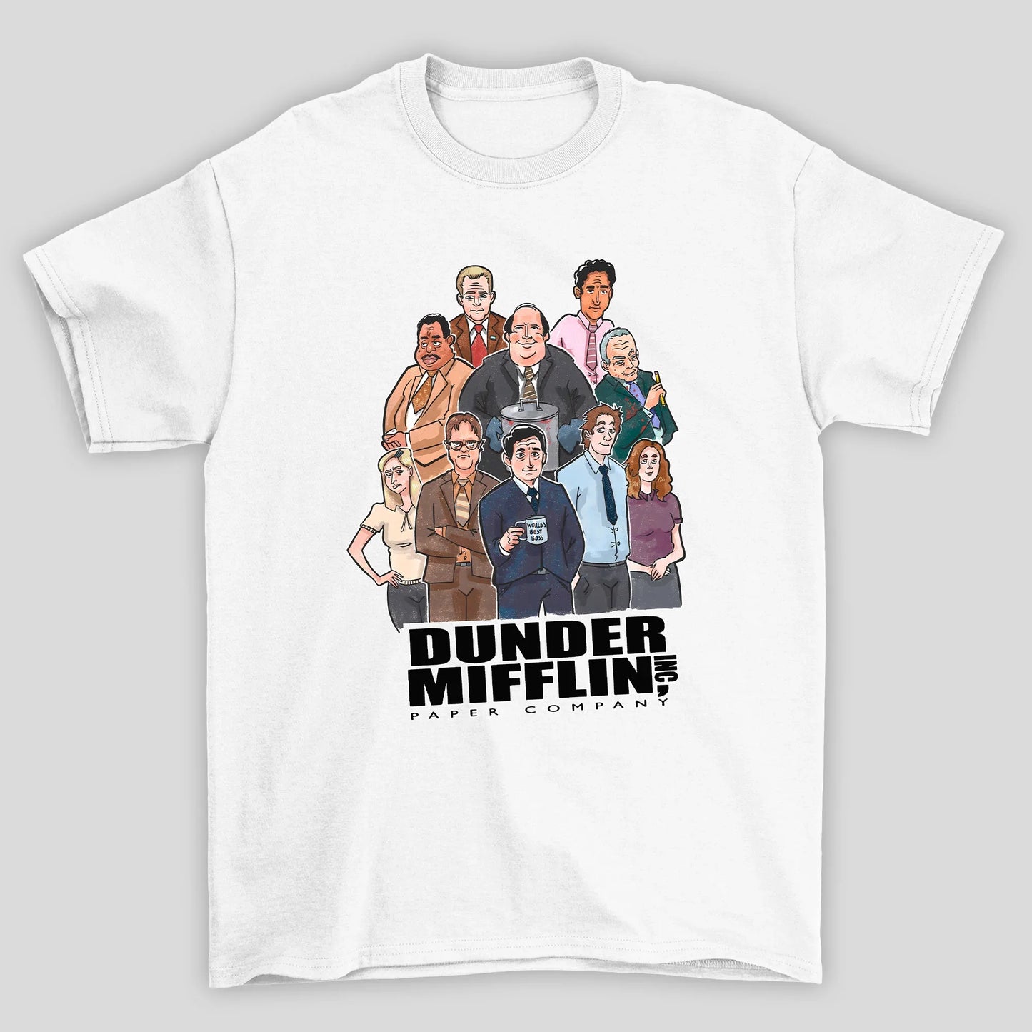 Camiseta Básica Unissex The Office Personagens