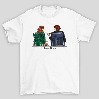 Camiseta Básica Unissex The Office Jim e Pam