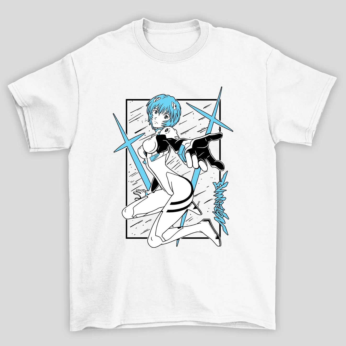 Camiseta Básica Unissex Rei Estrela Evangelion
