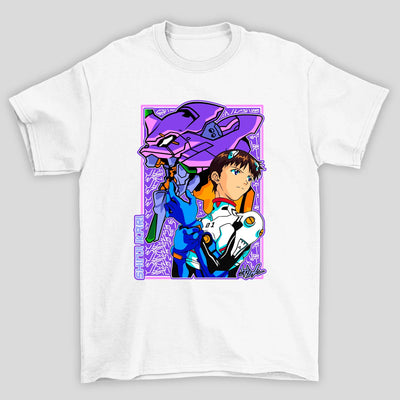 Camiseta Básica Unissex Shinji Mecha Evangelion