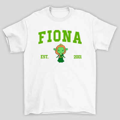 Camiseta Básica Unissex Fiona Est 2001 Shrek