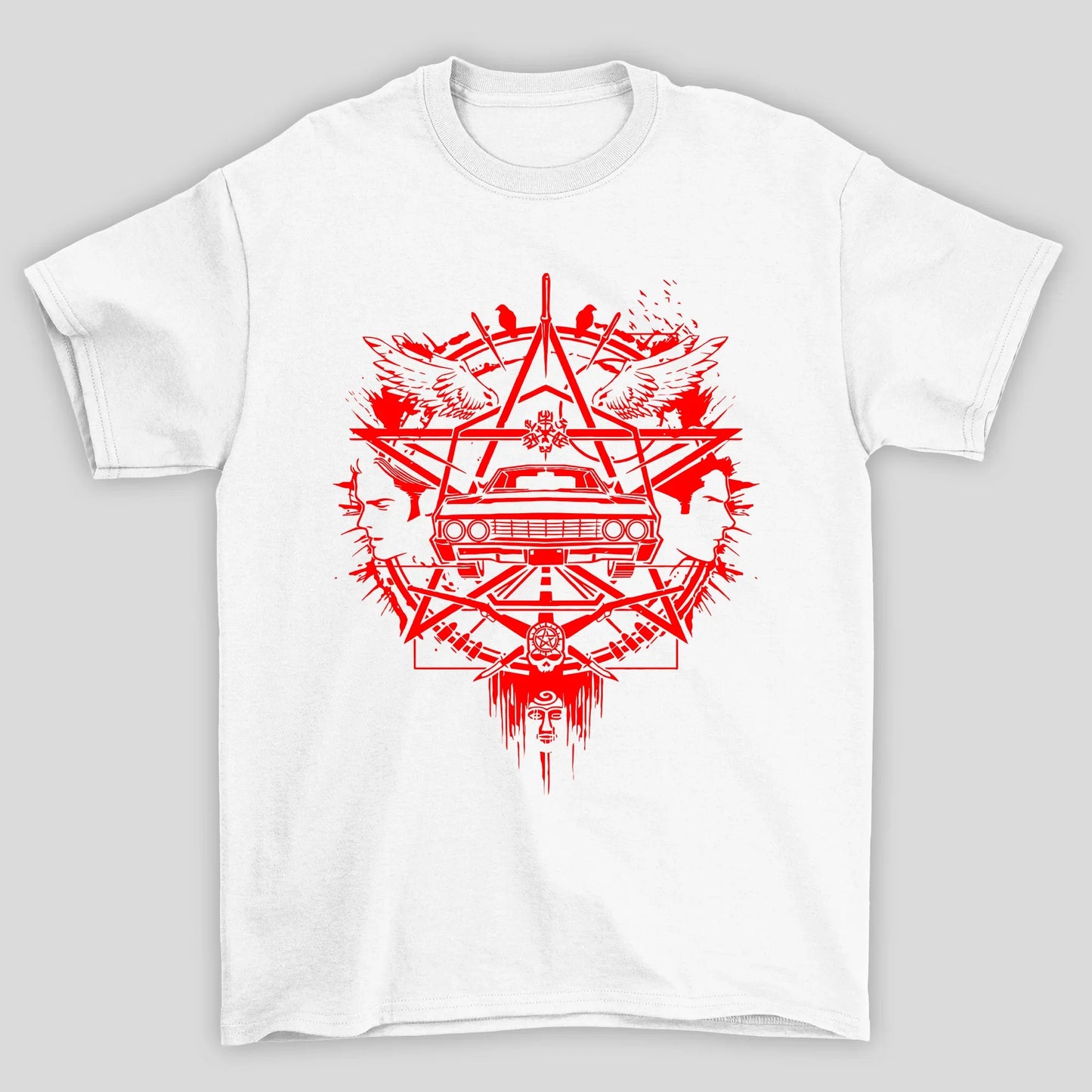 Camiseta Básica Unissex Estrela Impala Supernatural