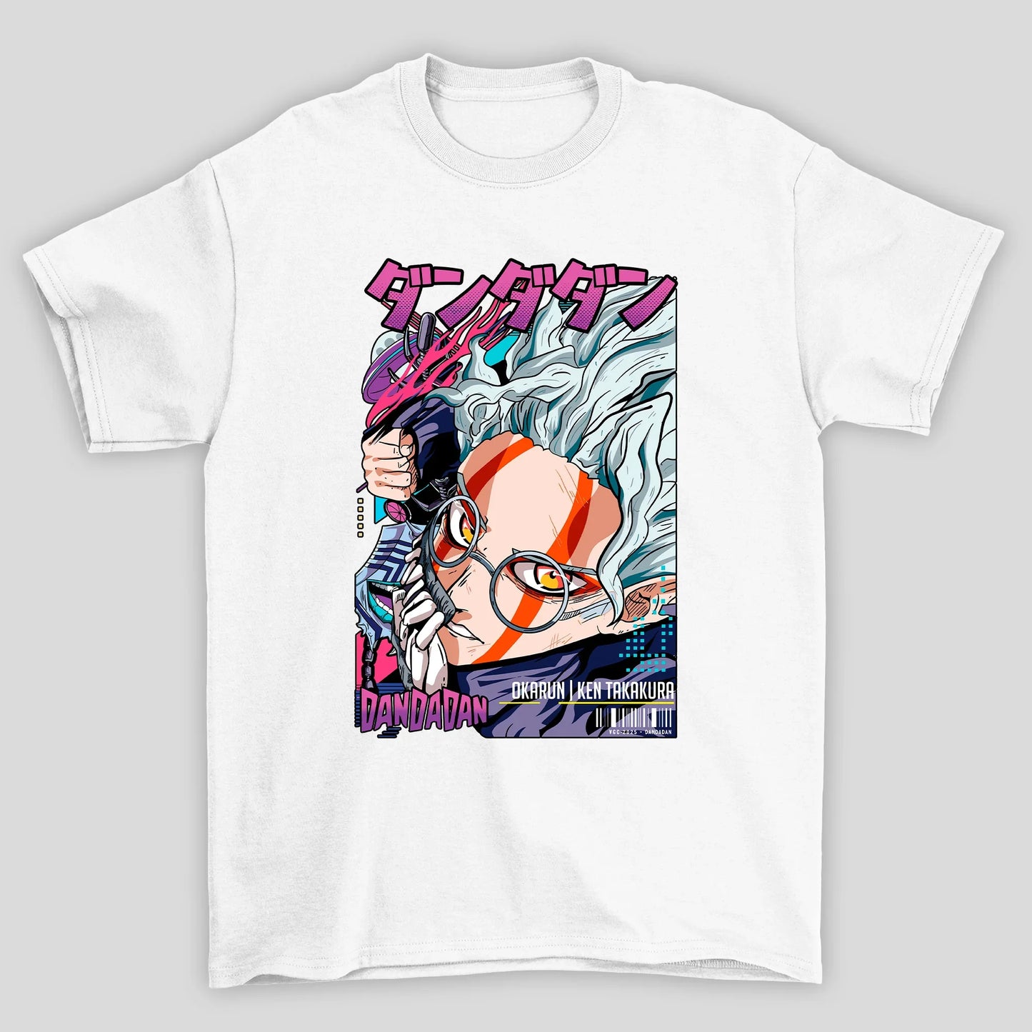 Camiseta Básica Unissex Okarun Revista Dandadan