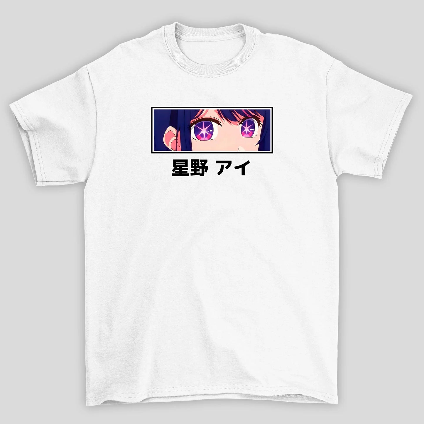 Camiseta Básica Unissex Olhos Ai Hoshino Oshi No Ko