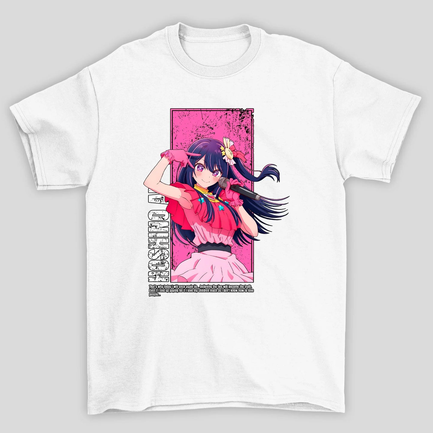 Camiseta Básica Unissex Ai Hoshino Oshi No Ko