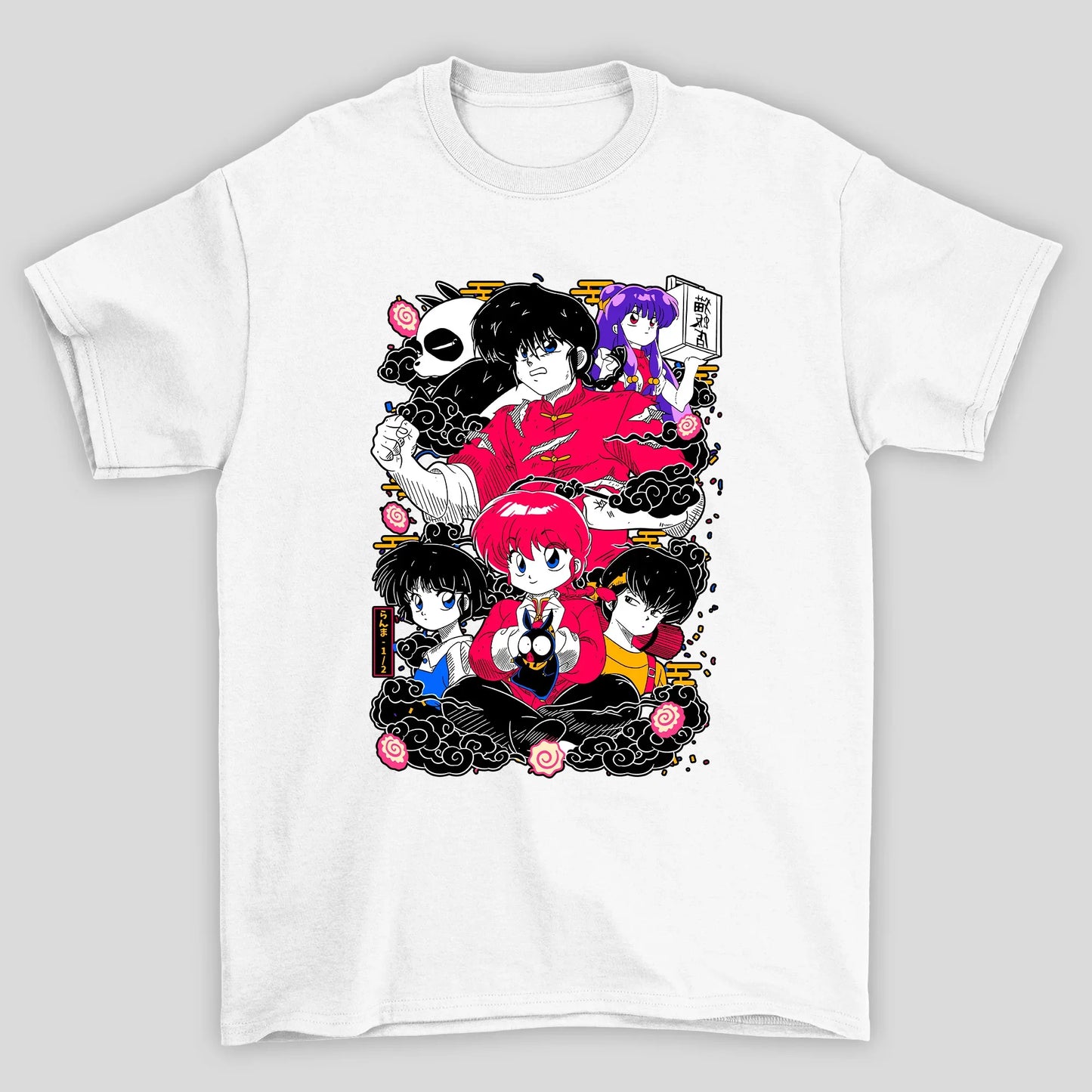Camiseta Básica Unissex Personagens Ranma
