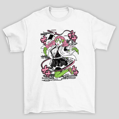 Camiseta Básica Unissex Demon Slayer Mitsuri Jump