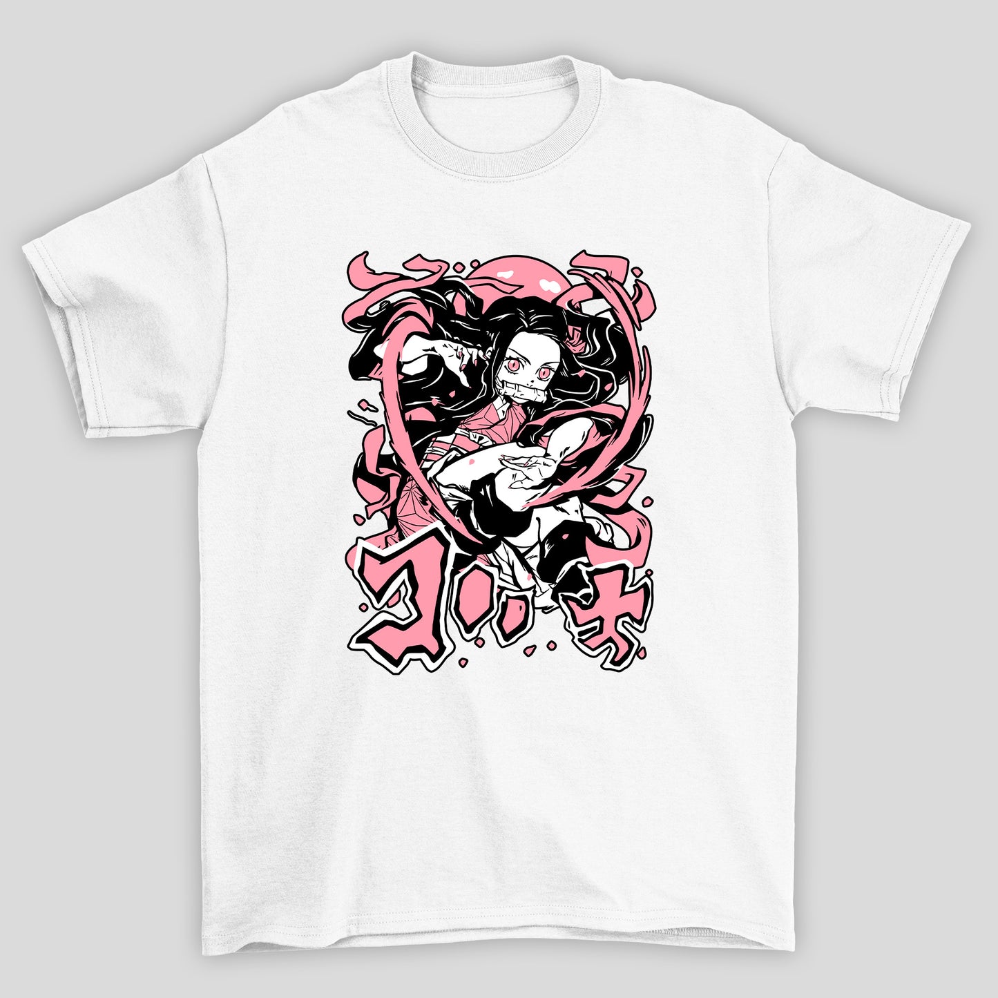 Camiseta Básica Unissex Demon Slayer Nezuko Graphic