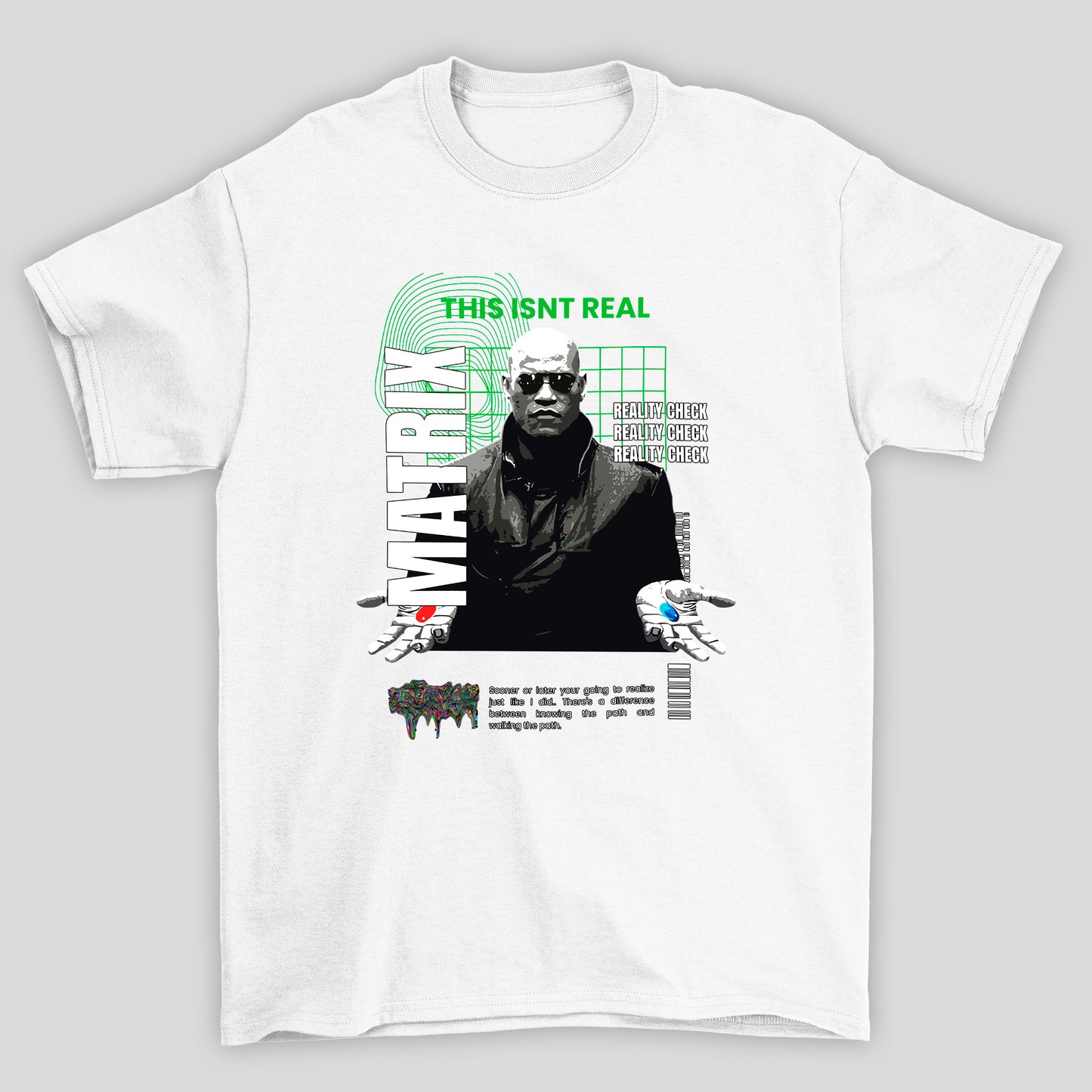 Camiseta Básica Unissex Morpheus Pilulas Matrix
