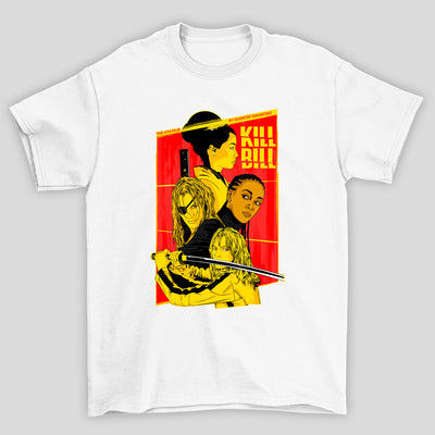 Camiseta Básica Unissex Kill Bill Personagens Femininas