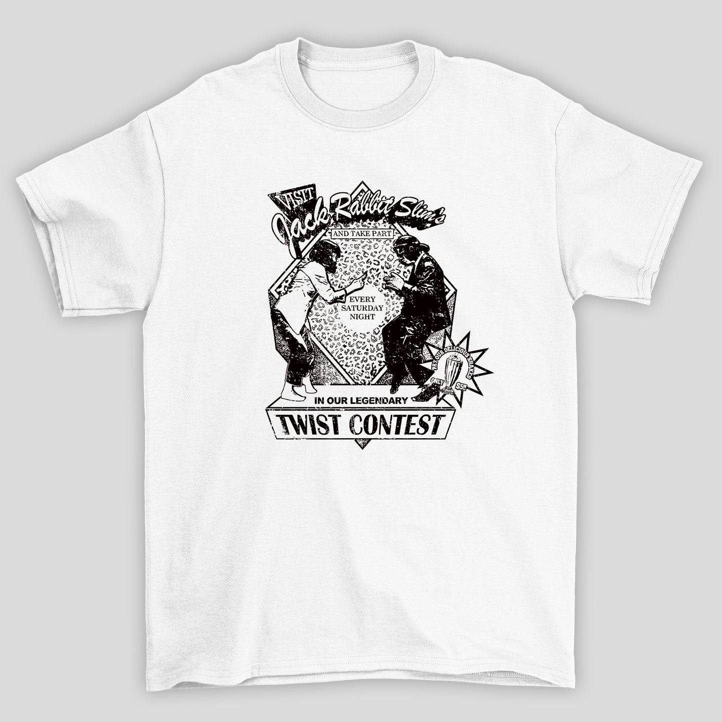 Camiseta Básica Unissex Jack Rabbit Slims Pulp Fiction