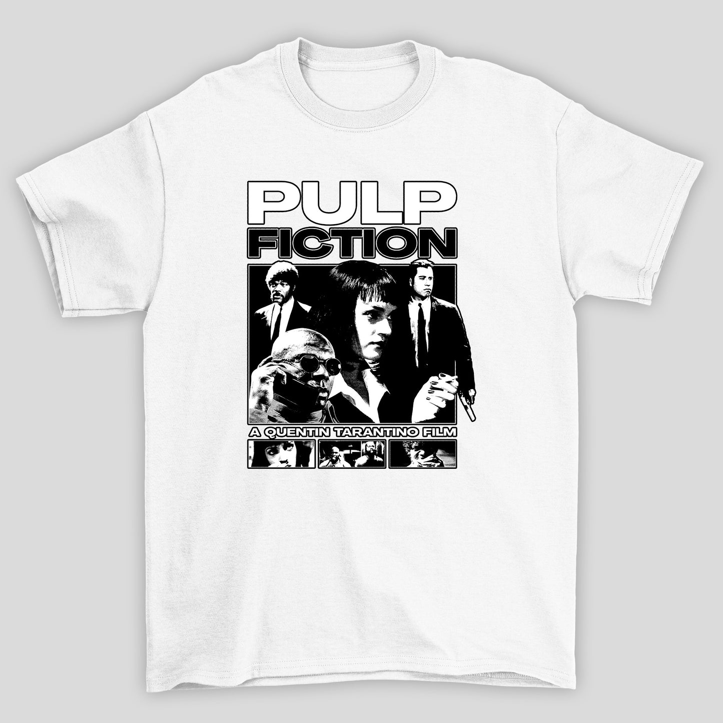 Camiseta Básica Unissex A Quentin Tarantino Film Pulp Fiction