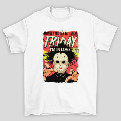 Camiseta Básica Unissex Fridey I'm In Love Sexta Feira 13