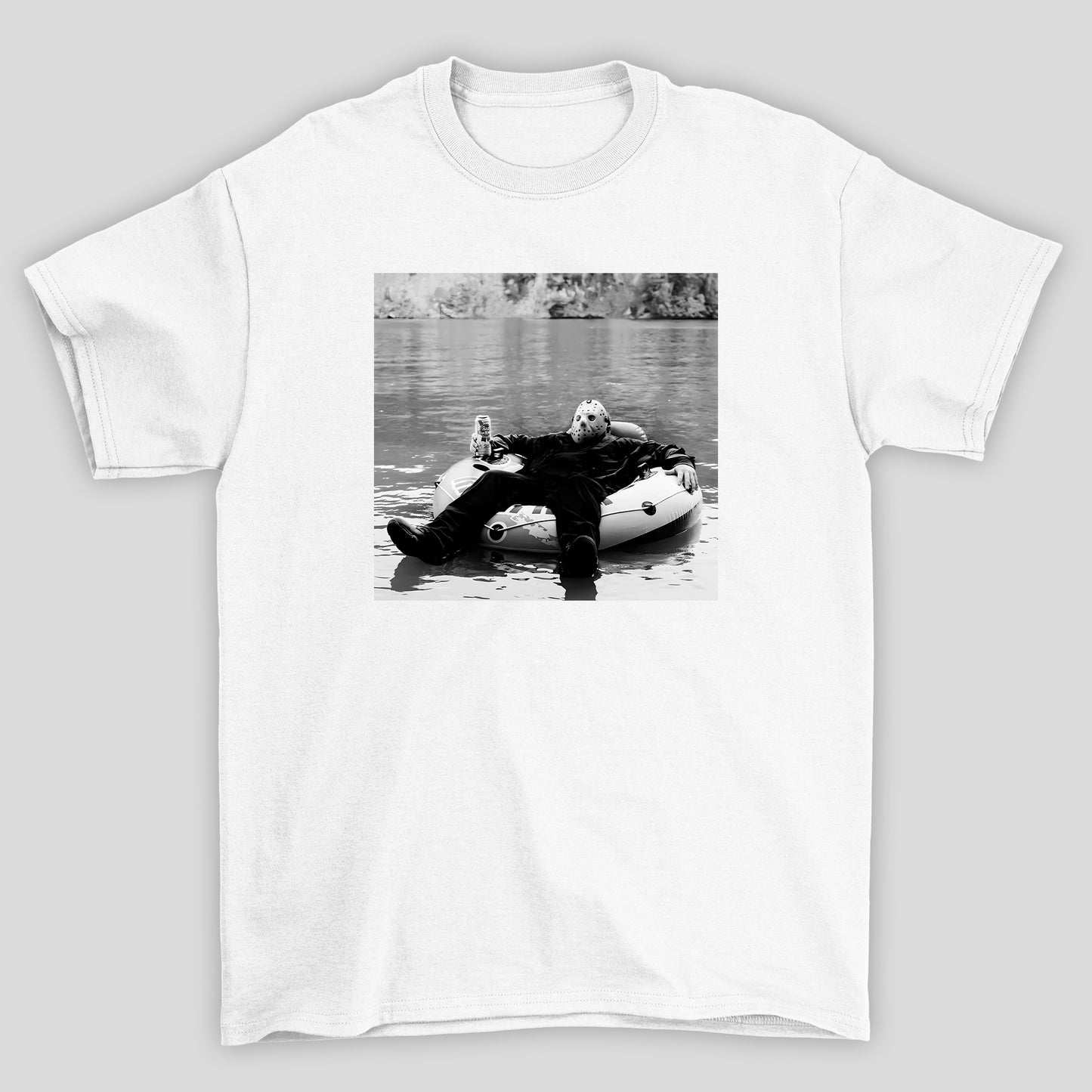 Camiseta Básica Unissex Jason Boia Lago Sexta Feira 13