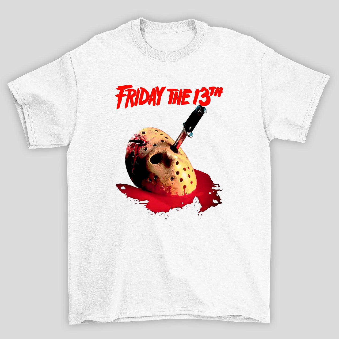 Camiseta Básica Unissex Mascara Faca Olho Sexta Feira 13