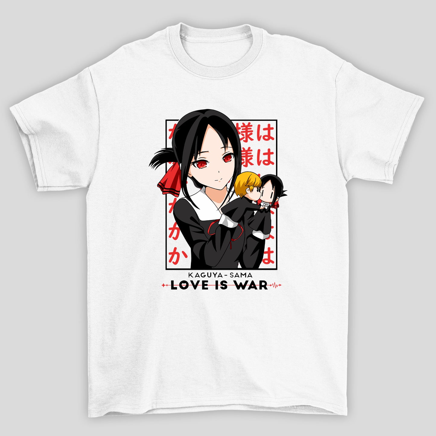 Camiseta Básica Unissex Love is War Fantoste Kaguya-sama