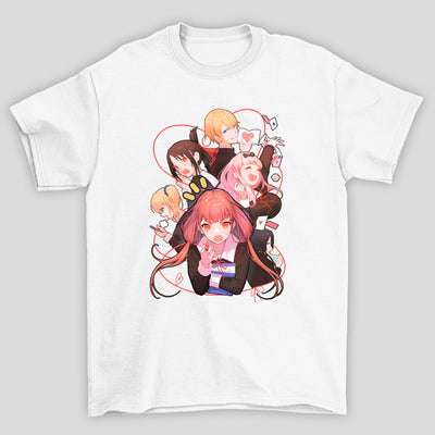 Camiseta Básica Unissex Personagens Kaguya-sama two