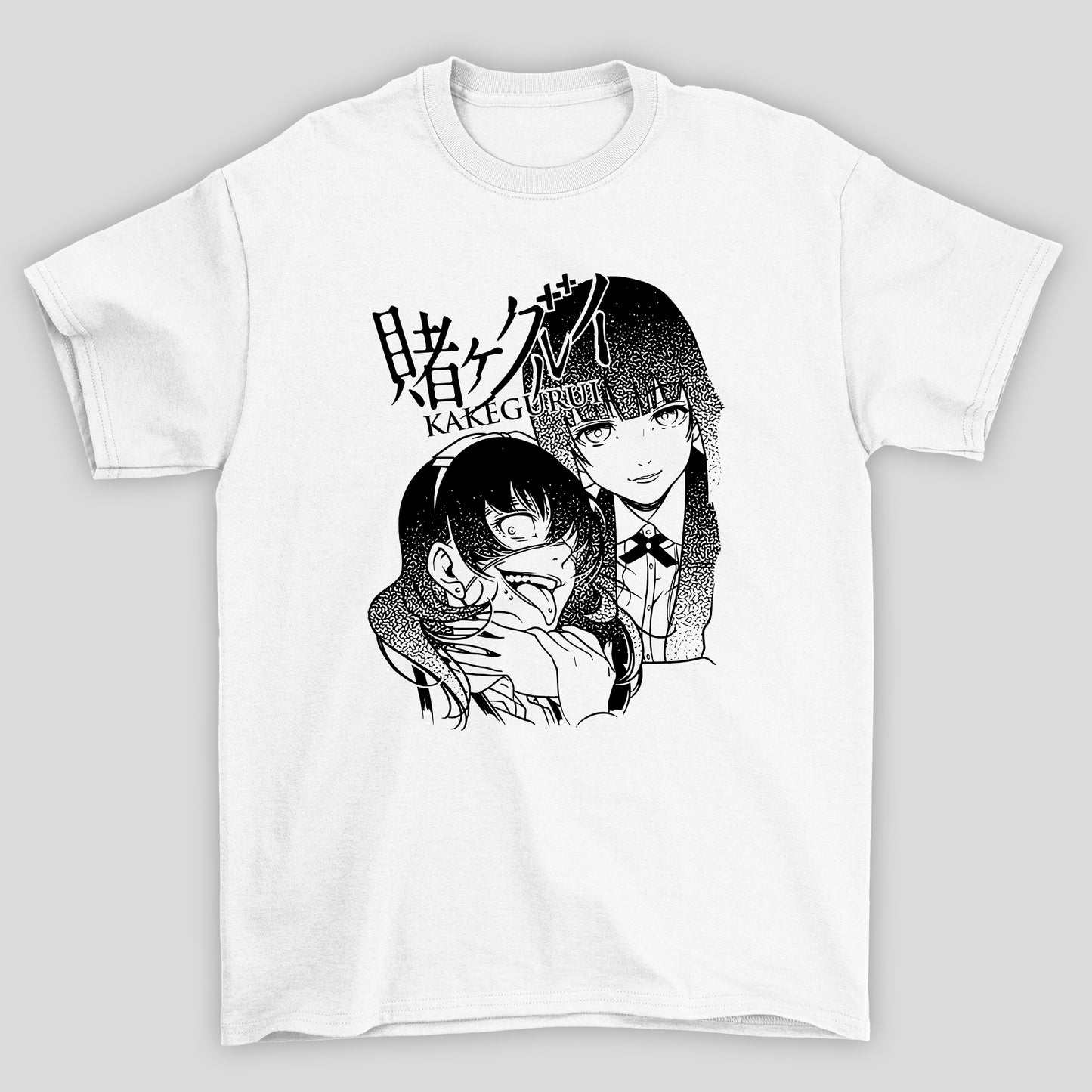 Camiseta Básica Unissex Yumeko Midari Kanji Kakegurui