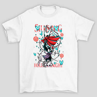 Camiseta Básica Unissex Hollow Knight Hornet Knight