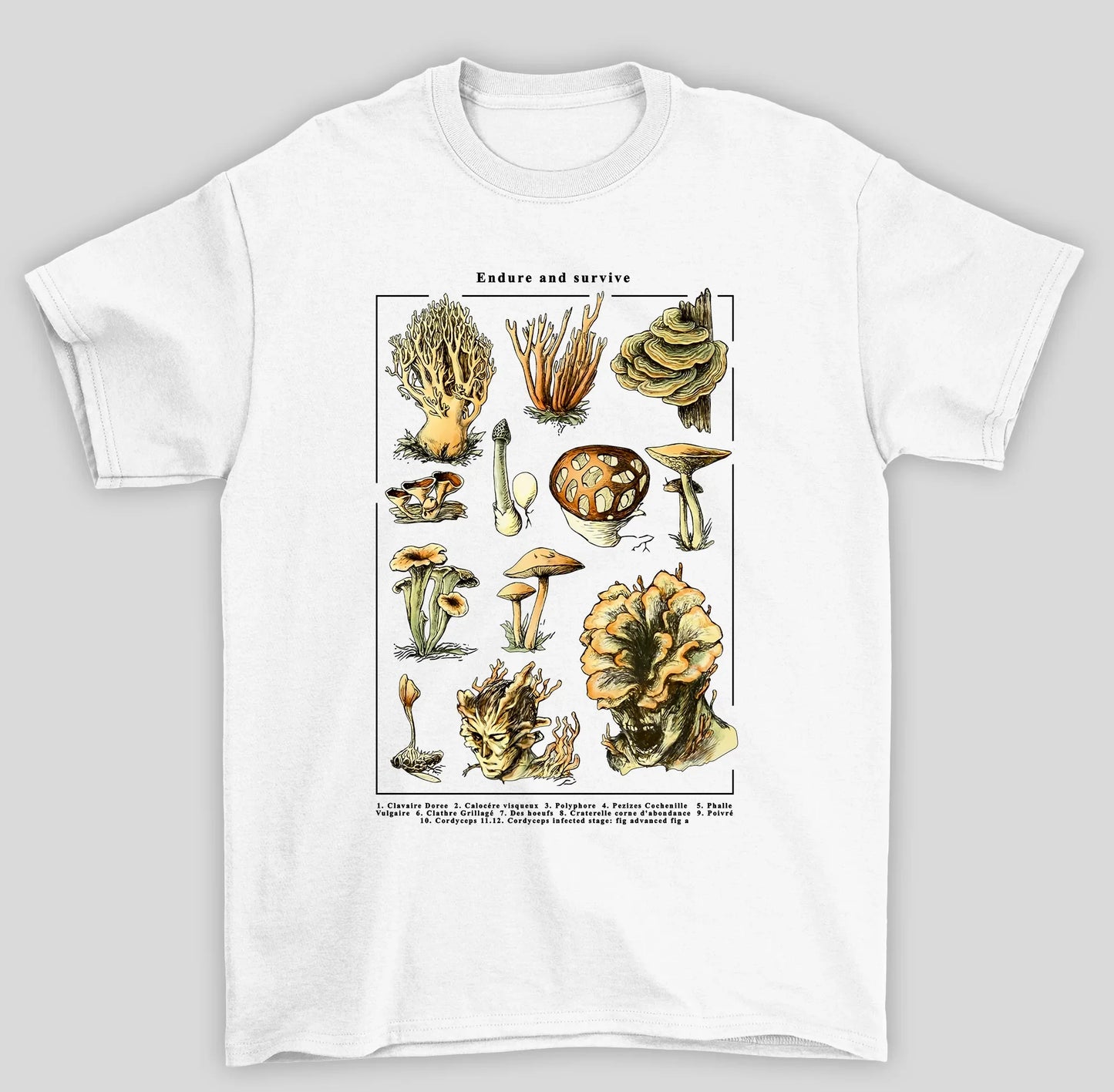 Camiseta Básica Unissex The Last Of Us Cordyceps