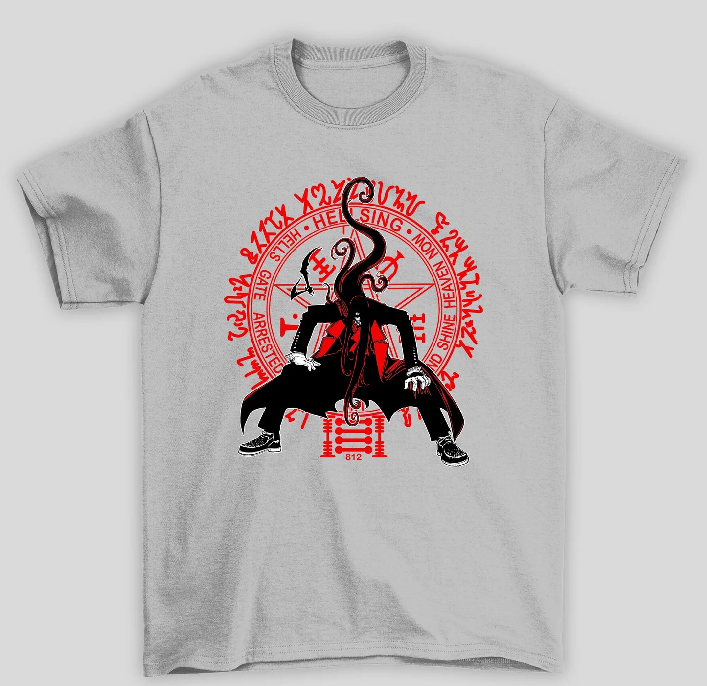 Camiseta Básica Unissex Anime Hellsing Ultimate Terror