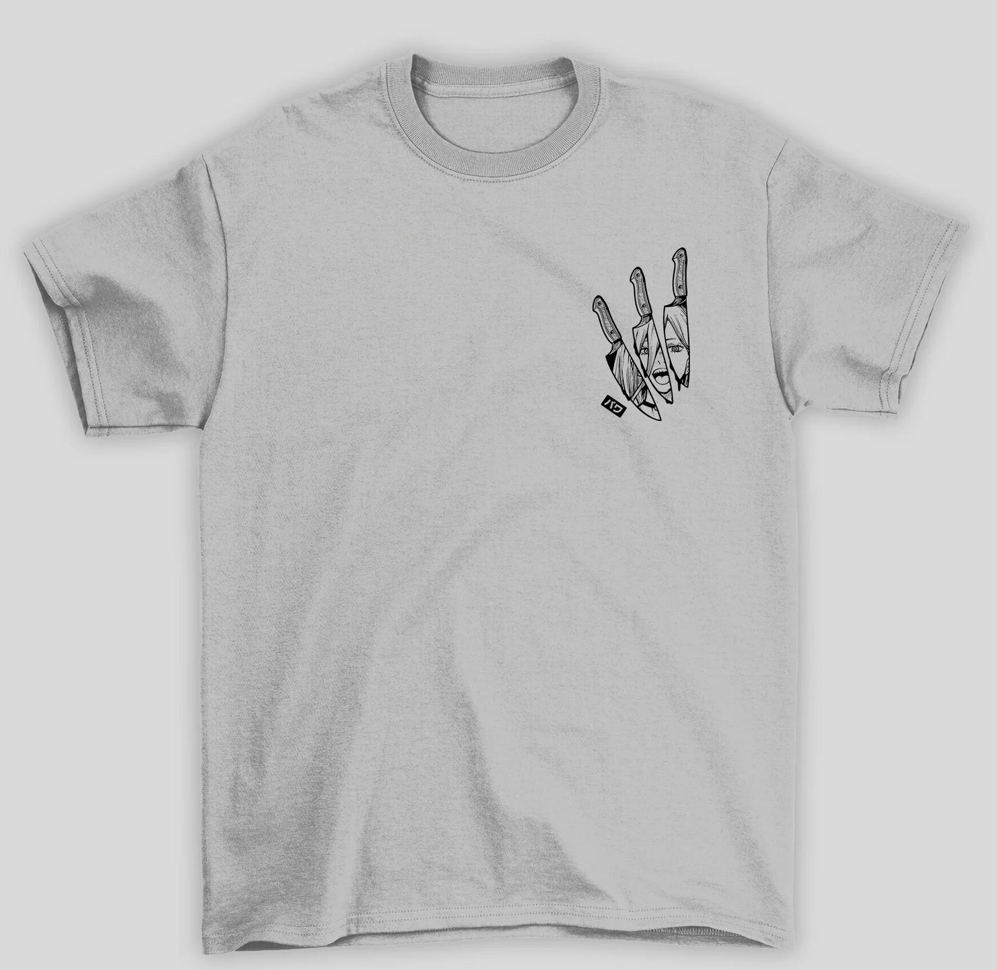 Camiseta Básica Unissex Chainsaw Man Faca Power