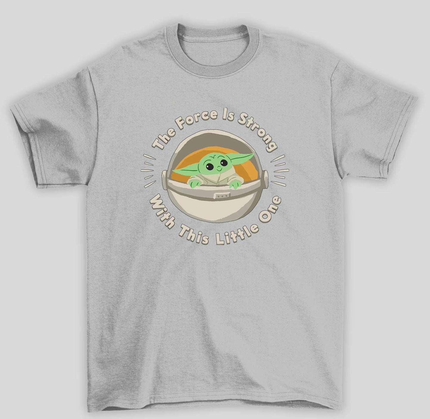 Camiseta Básica Unissex The Mandalorian The Force Is Strong