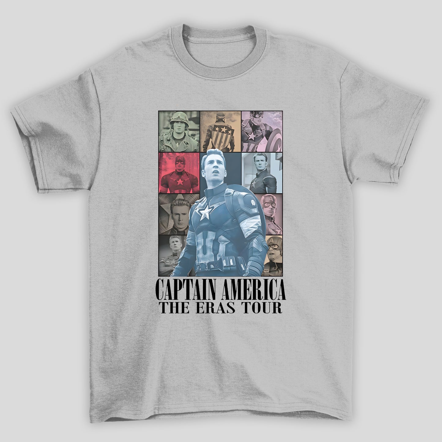 Camiseta Básica Unissex Capitão América The Eras Tour
