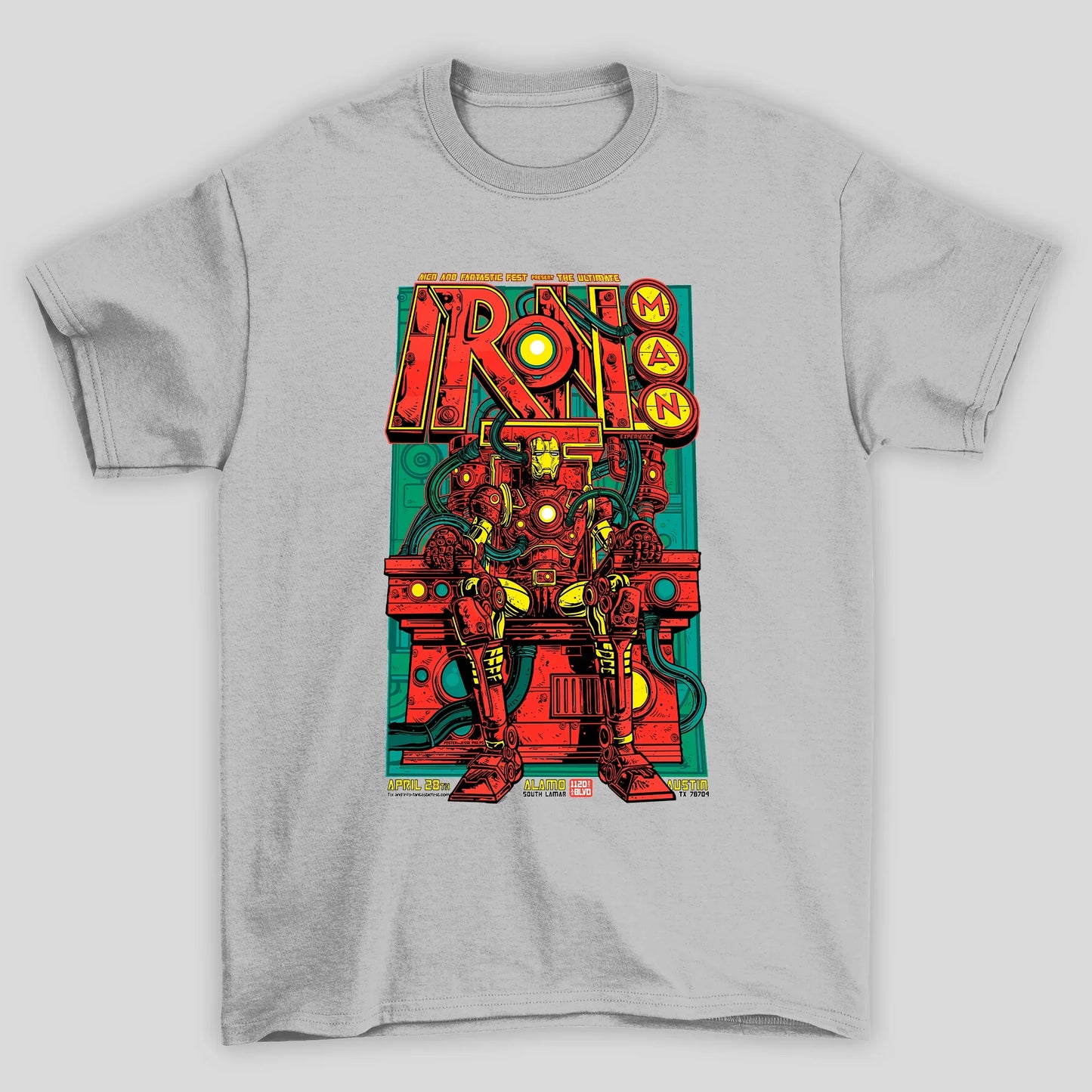 Camiseta Básica Unissex Homem de Ferro Trono de Ferro