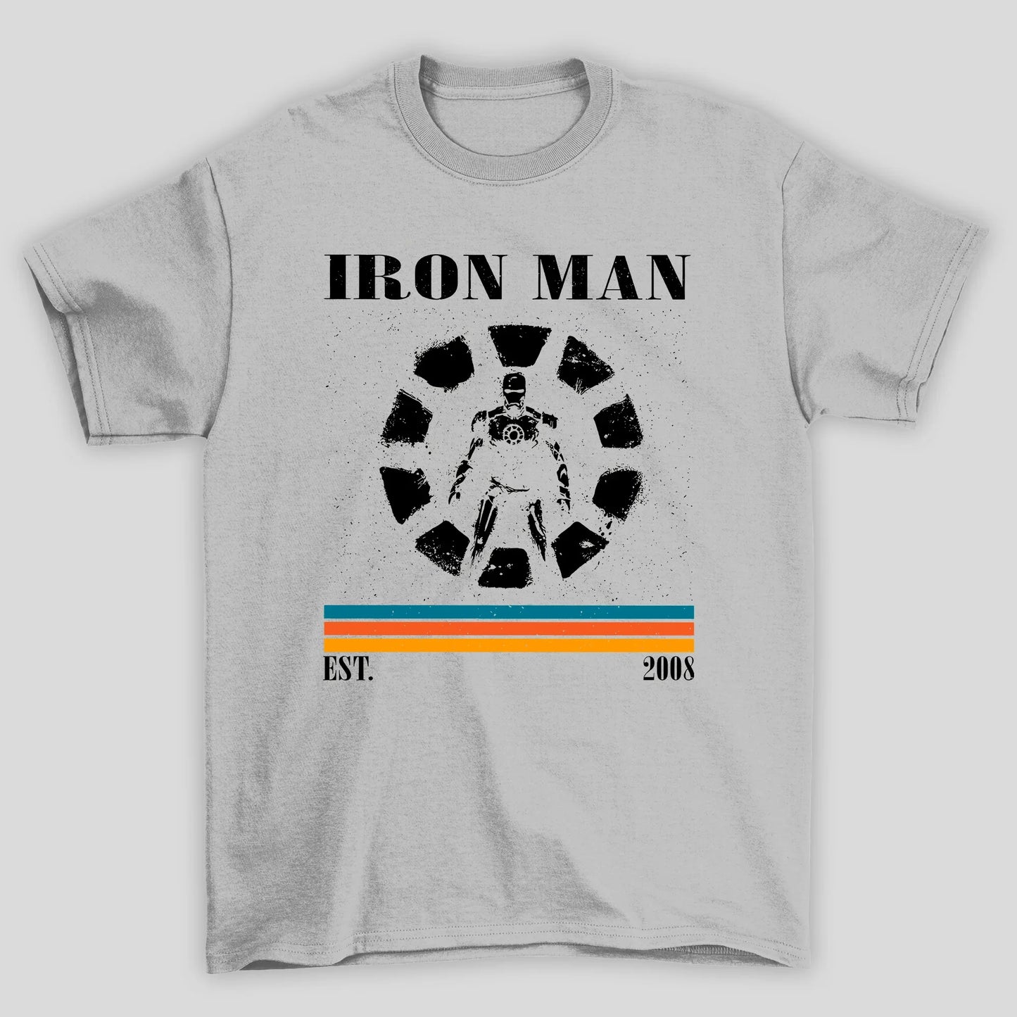 Camiseta Básica Unissex Homem de Ferro Est. 2008