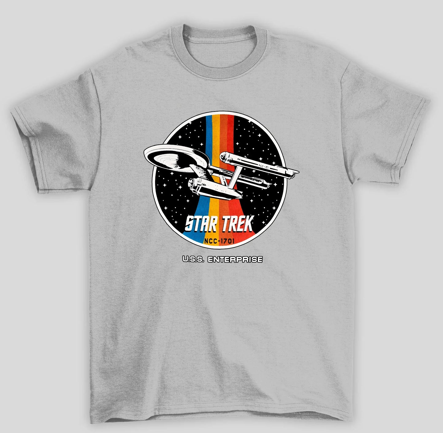 Camiseta Básica Unissex Star Trek Nave NCC-1701