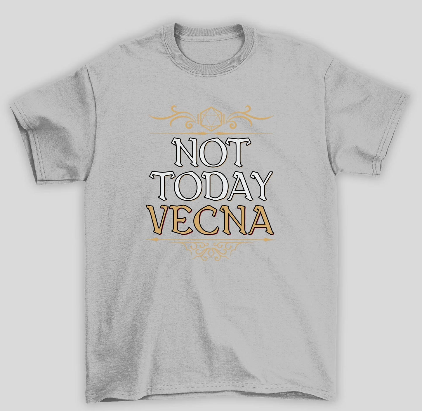 Camiseta Básica Unissex Stranger Things Not Today Vecna