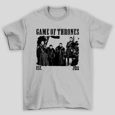 Camiseta Básica Unissex Game Of Thrones Est 2011