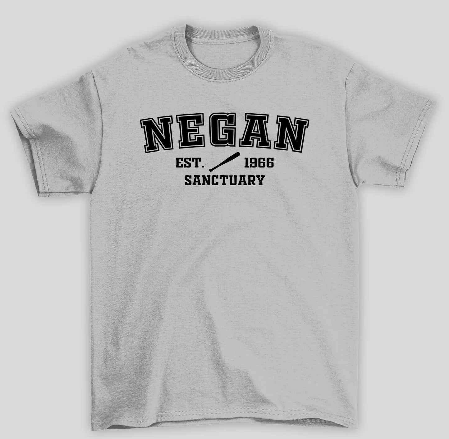 Camiseta Básica Unissex The Walking Dead Negan Est 1966