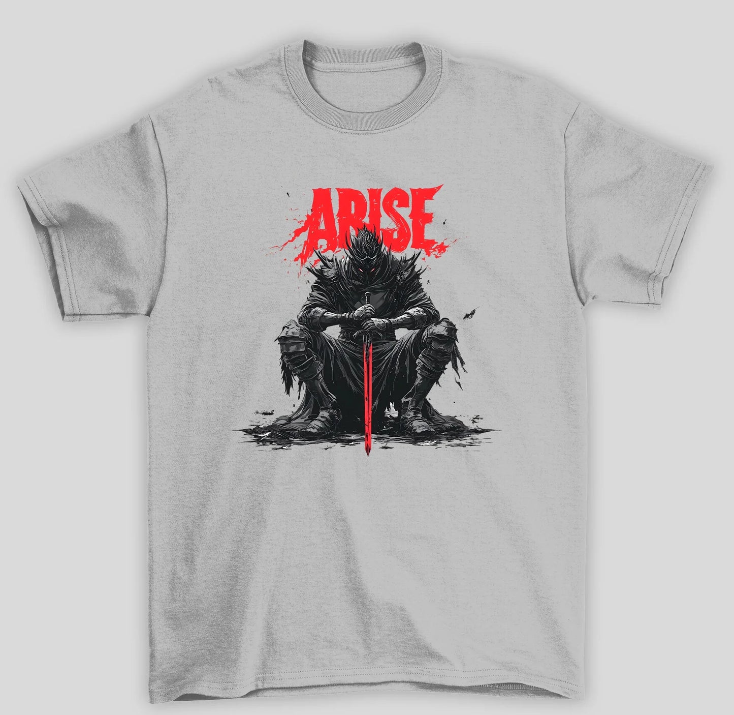 Camiseta Básica Unissex Solo Leveling Arise Cavaleiro