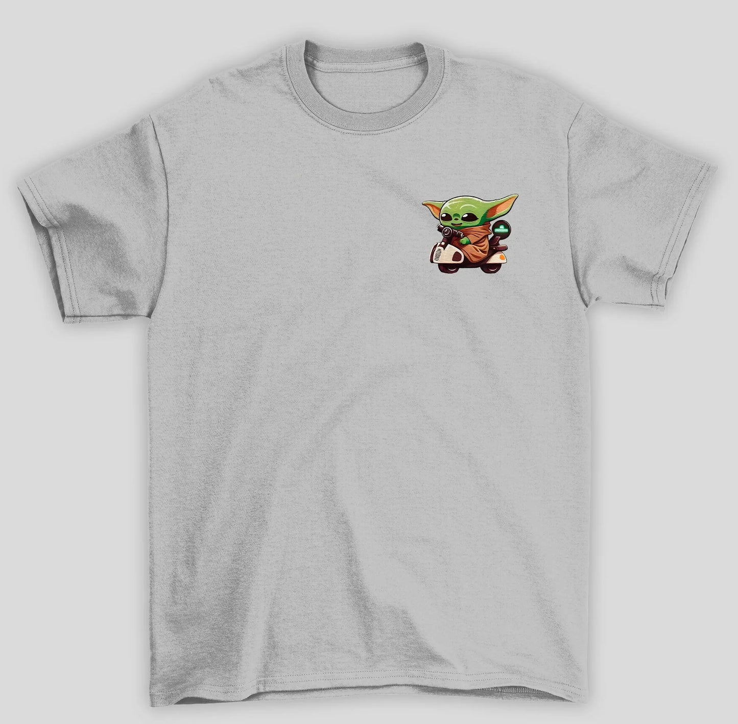 Camiseta Básica Unissex The Mandalorian Baby Yoda Cute Motinha