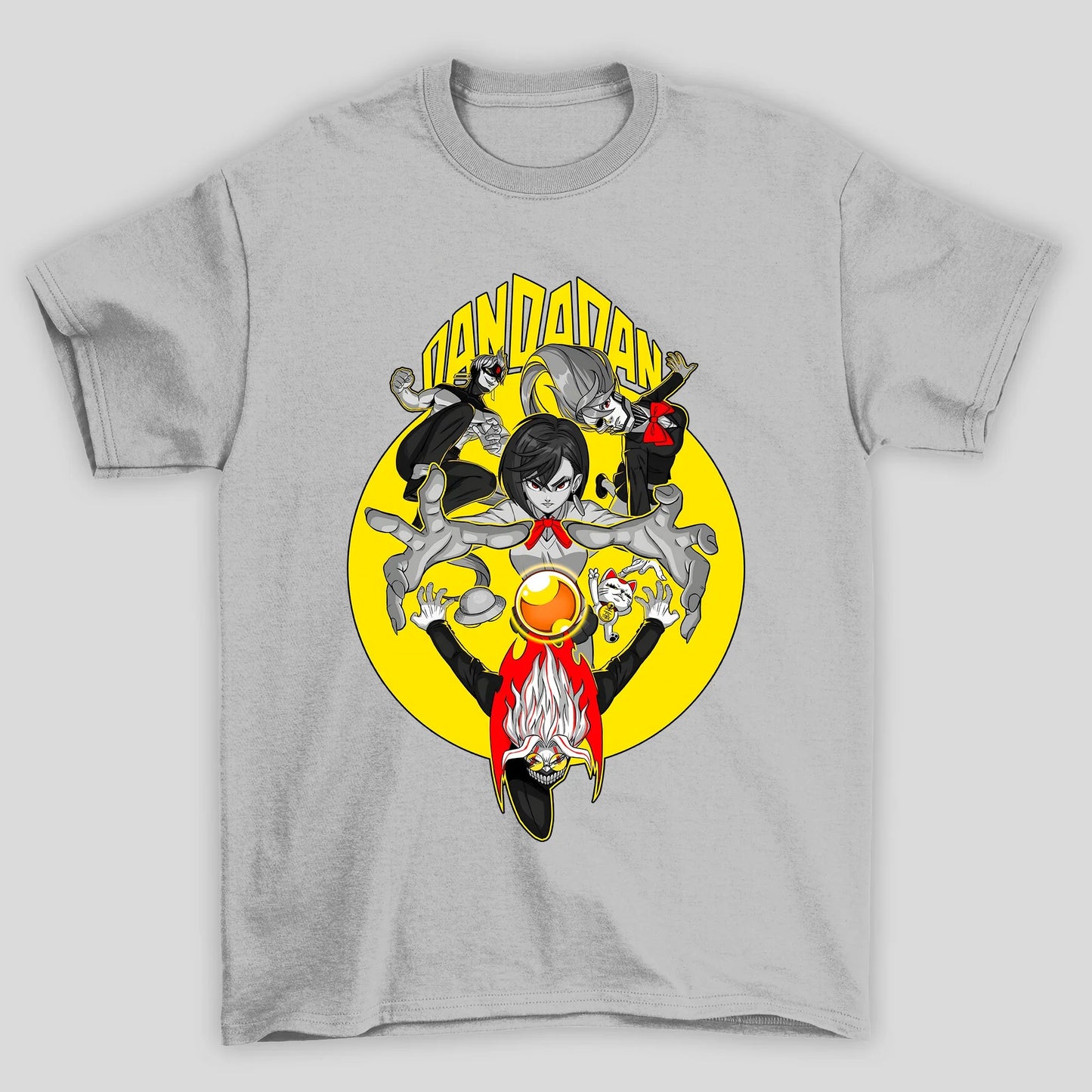 Camiseta Básica Unissex Dandadan Personagens Lua