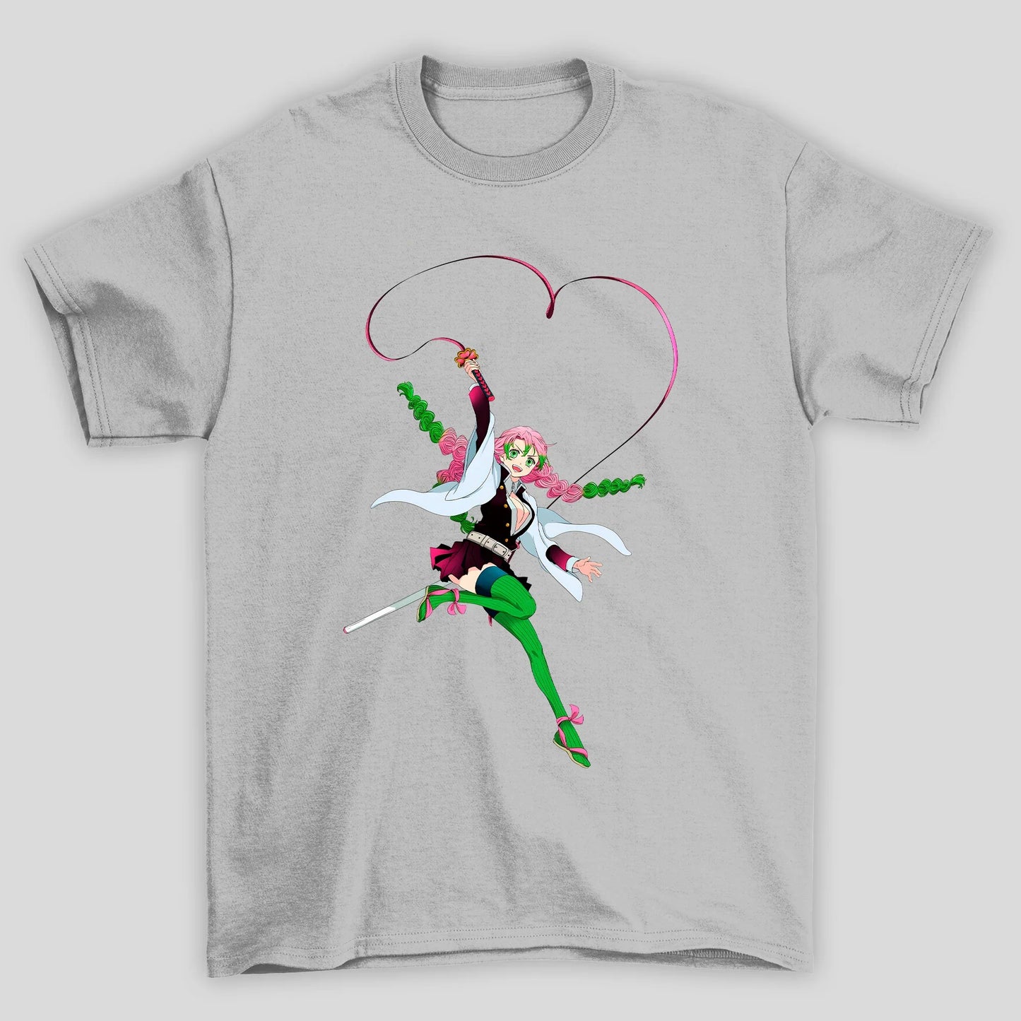 Camiseta Básica Unissex Mitsuri Demon Slayer