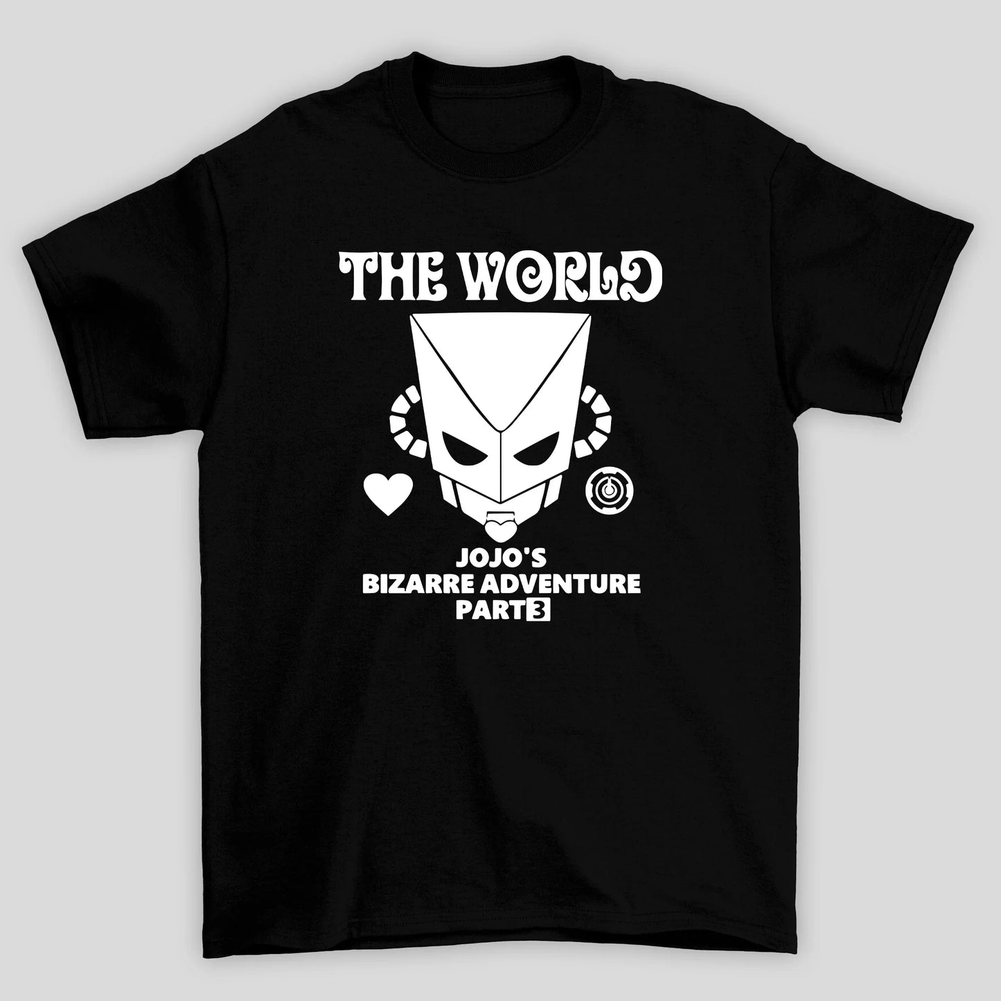 Camiseta Básica Unissex The World Jojo Bizarre Adventure