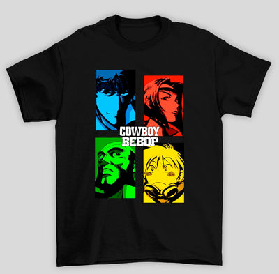 Camiseta Básica Unissex Cowboy Bepop Anime