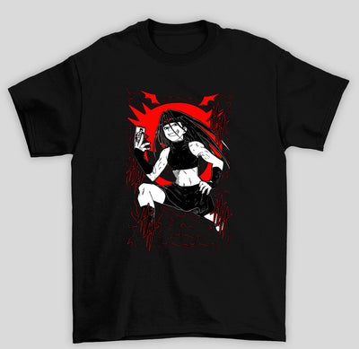 Camiseta Básica Unissex Fullmetal Alchemist Envy- preto