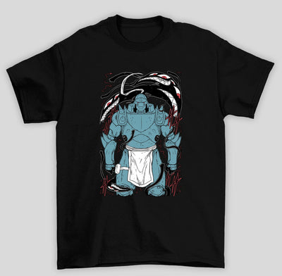 Camiseta Básica Unissex Fullmetal Alchemist Don't Forget- preto
