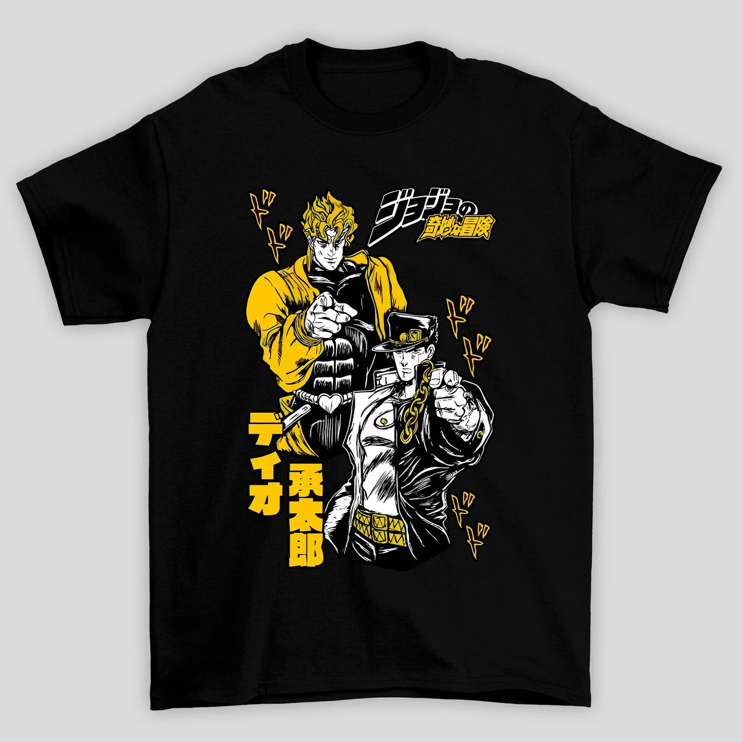 Camiseta Básica Unissex Anime Jojo Bizarre Adventure