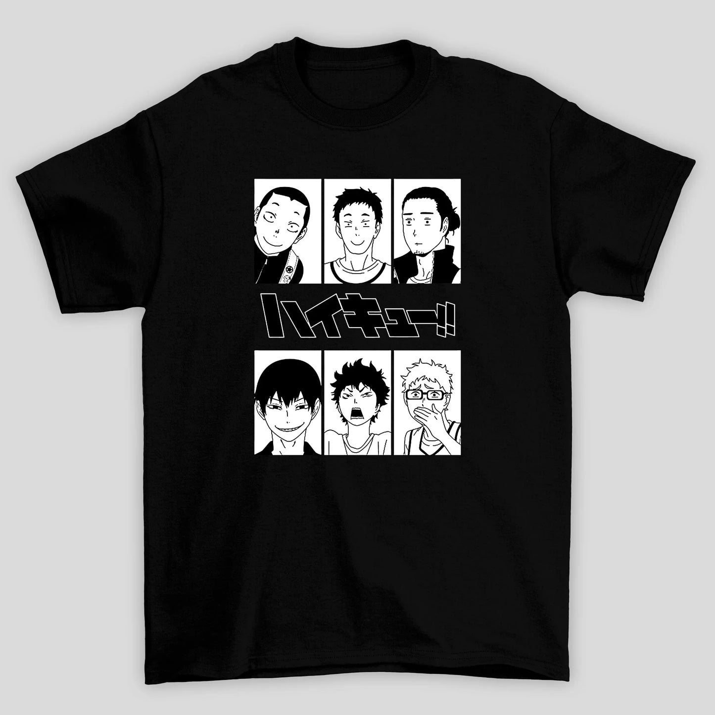 Camiseta Básica Unissex Haikyuu Quadrinhos